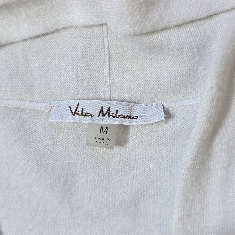 Vila Milano Long Line Colorblock Cardigan - Picture 4 of 5